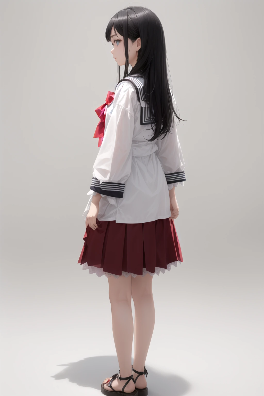 チェック柄セーラーアイドル