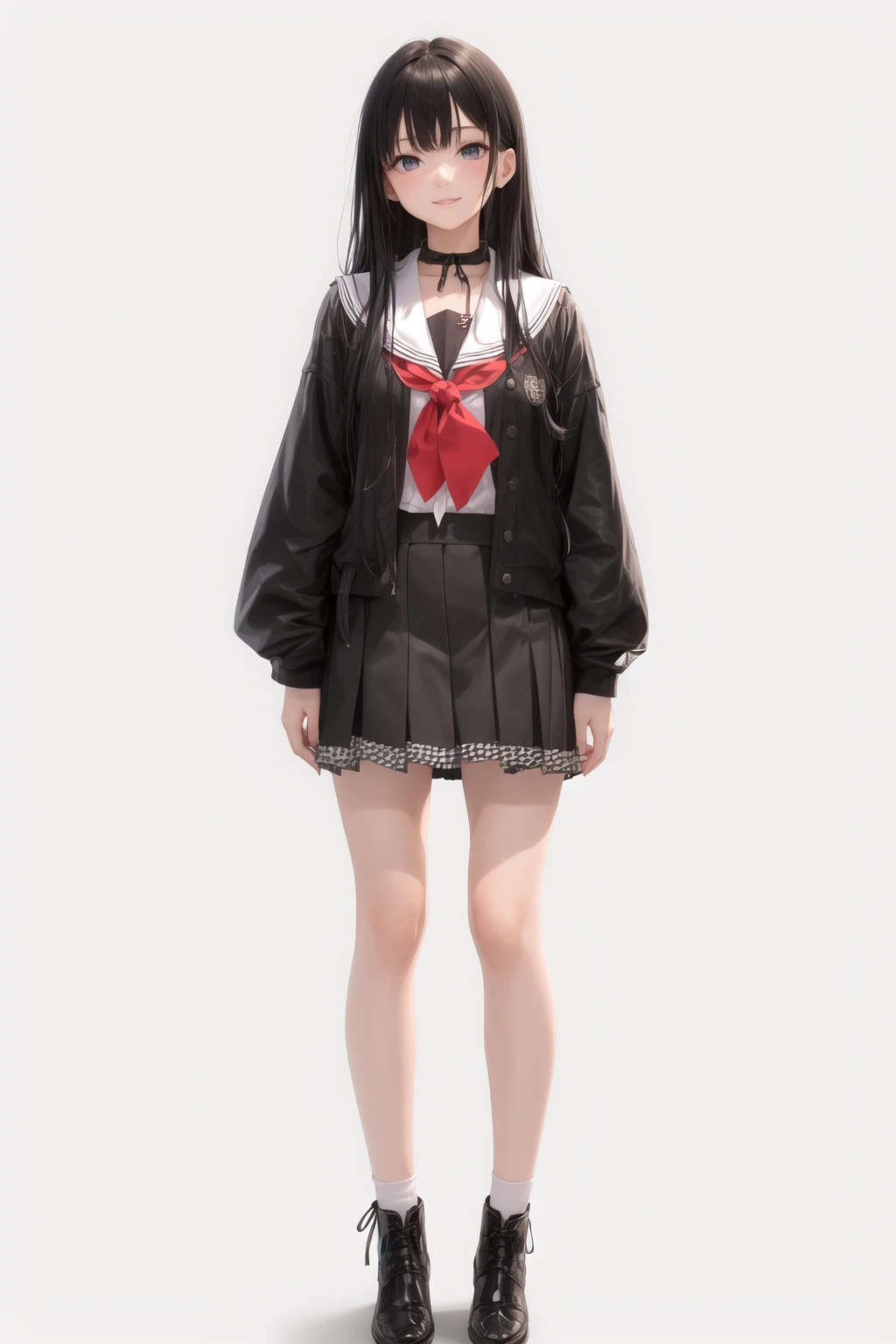 チェック柄セーラーアイドル