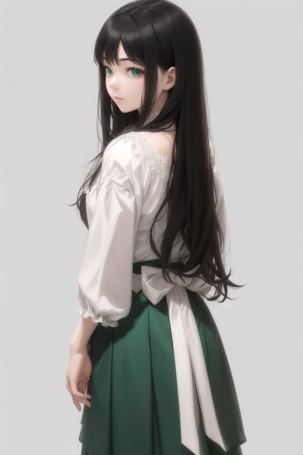 ミントグリーン 春ドレス