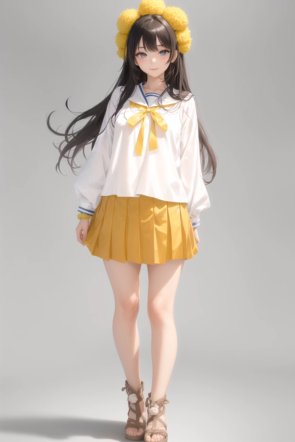 黄色リボン セーラー
