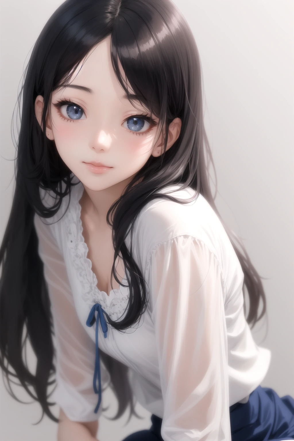 口もとに焦点（mouth focus）