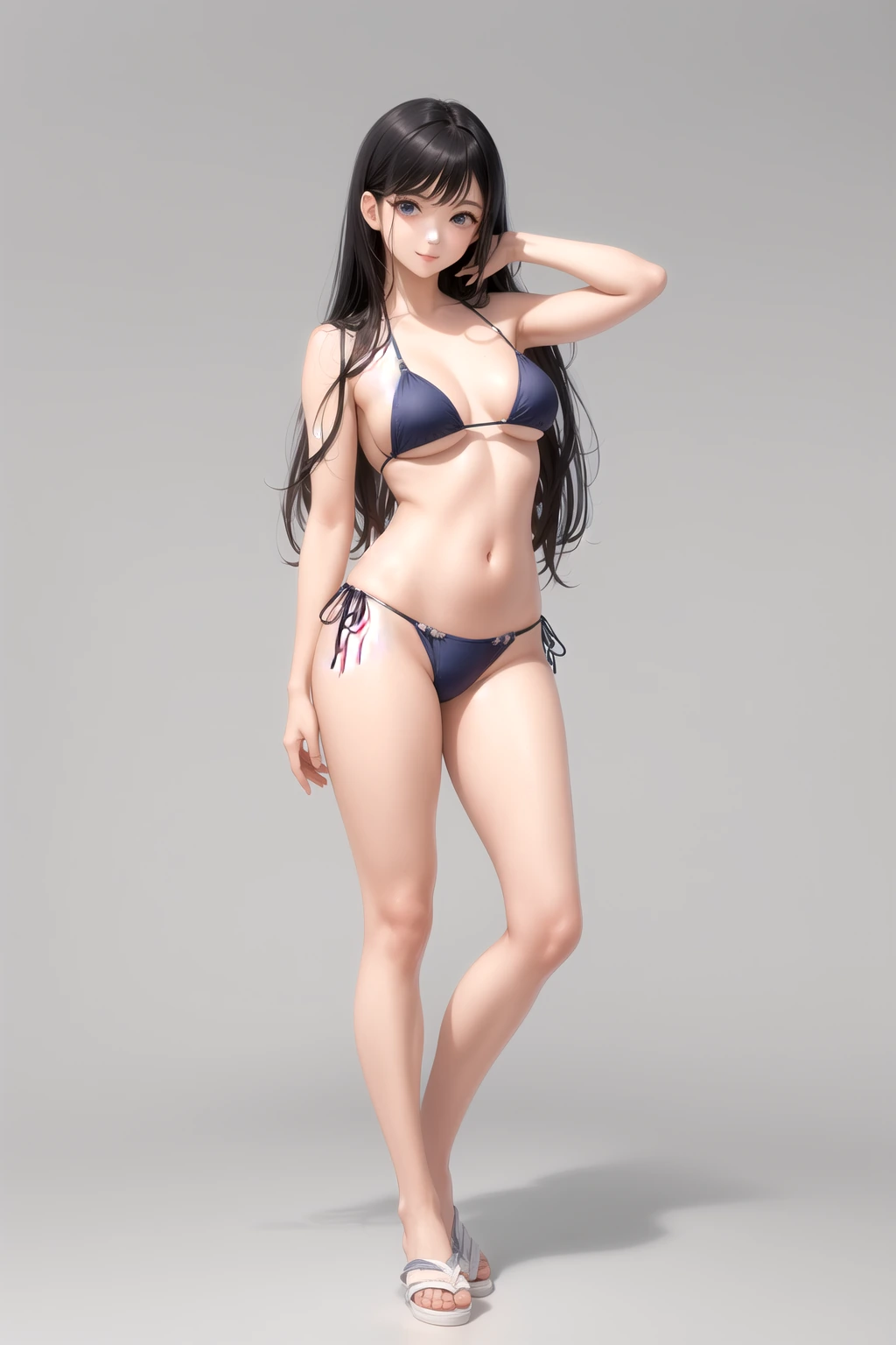 スキップ振り向き