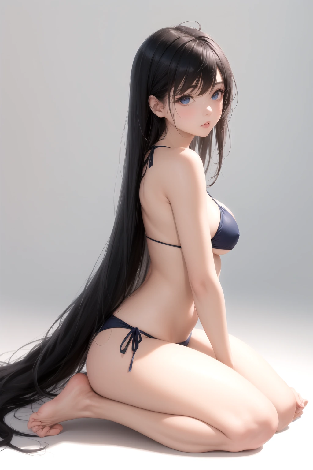 正座で背筋