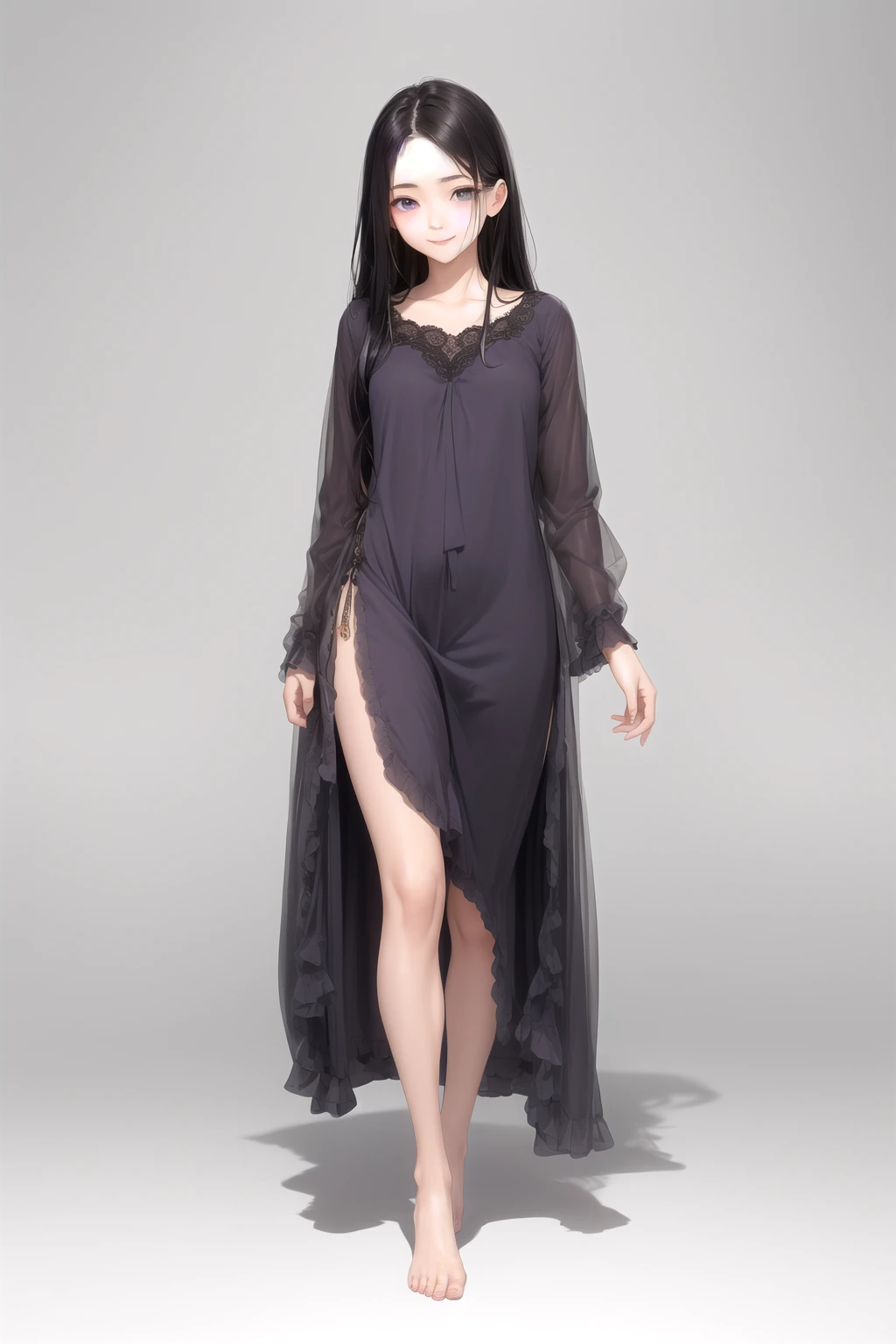 ベロアナイトドレス