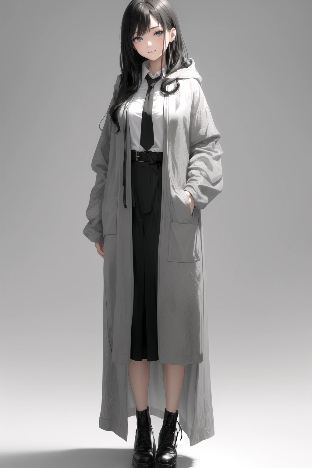 フード付きローブ