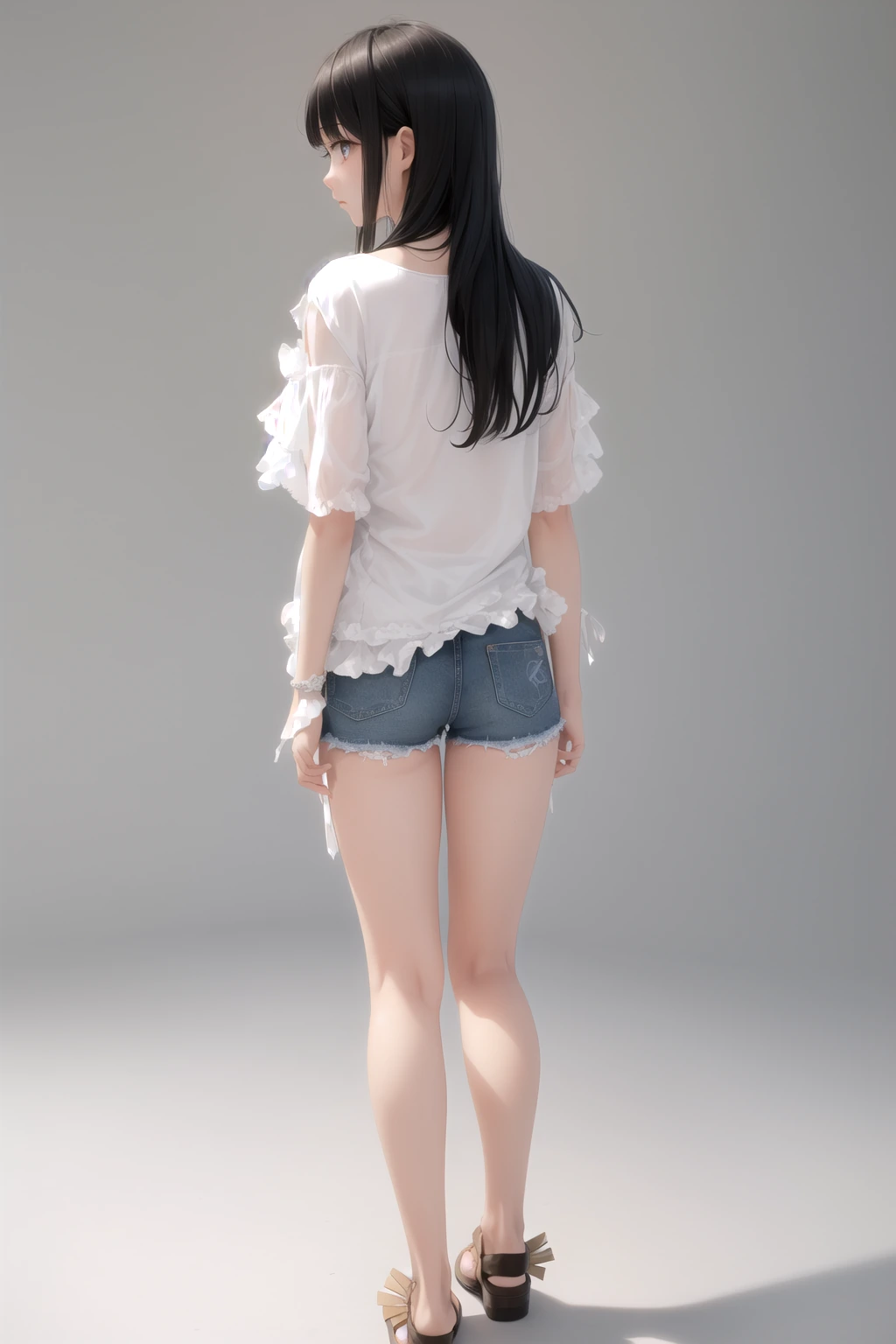 デニムショーツ