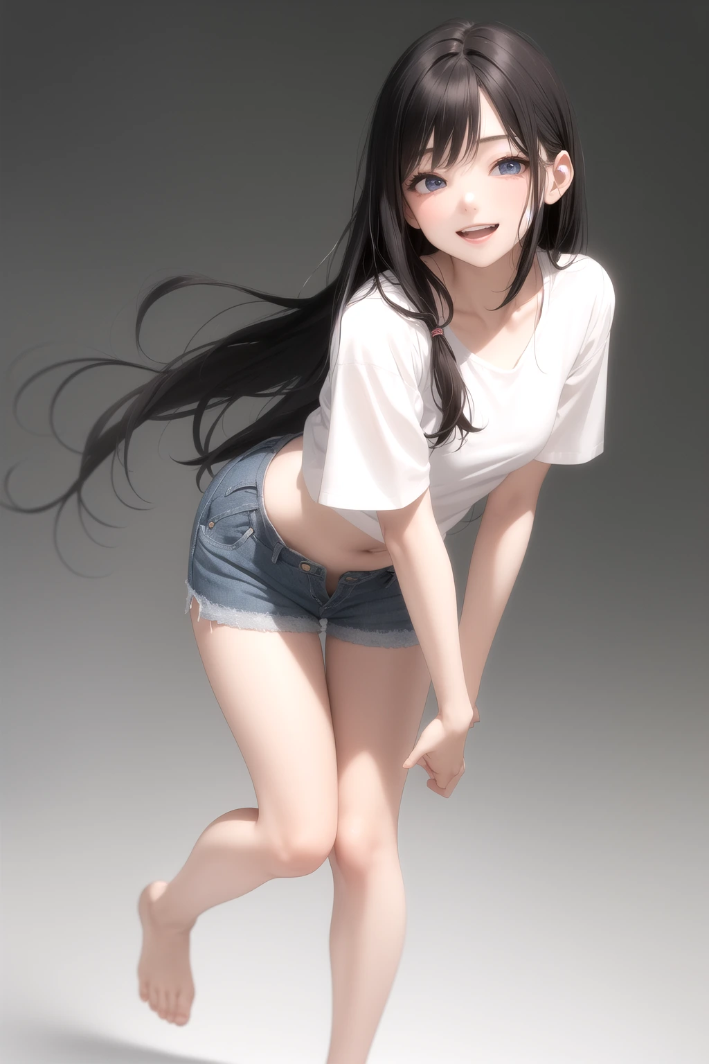 大笑い