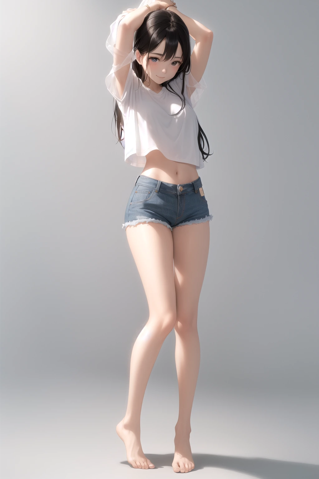 体側伸ばし