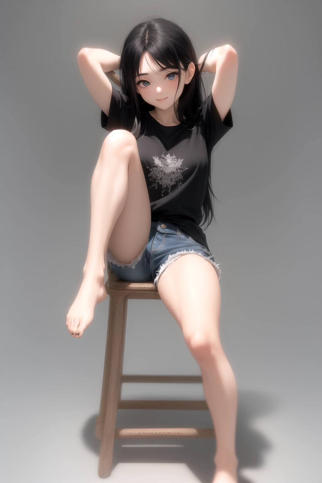 二の腕ストレッチ