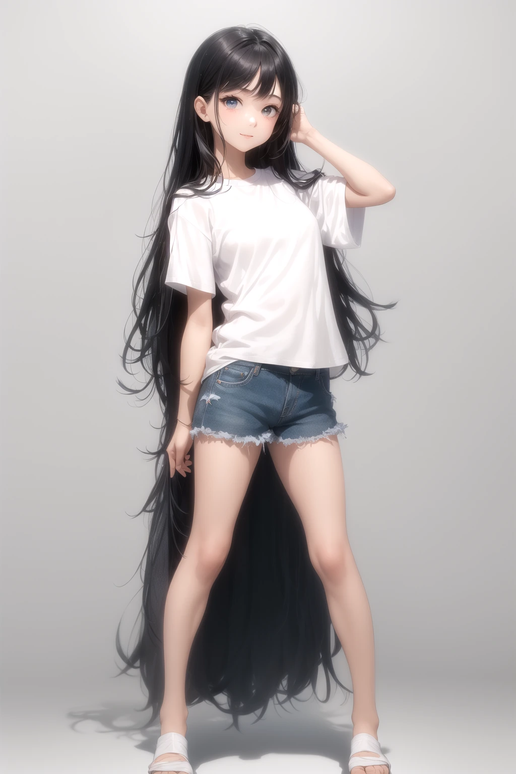 首筋に手