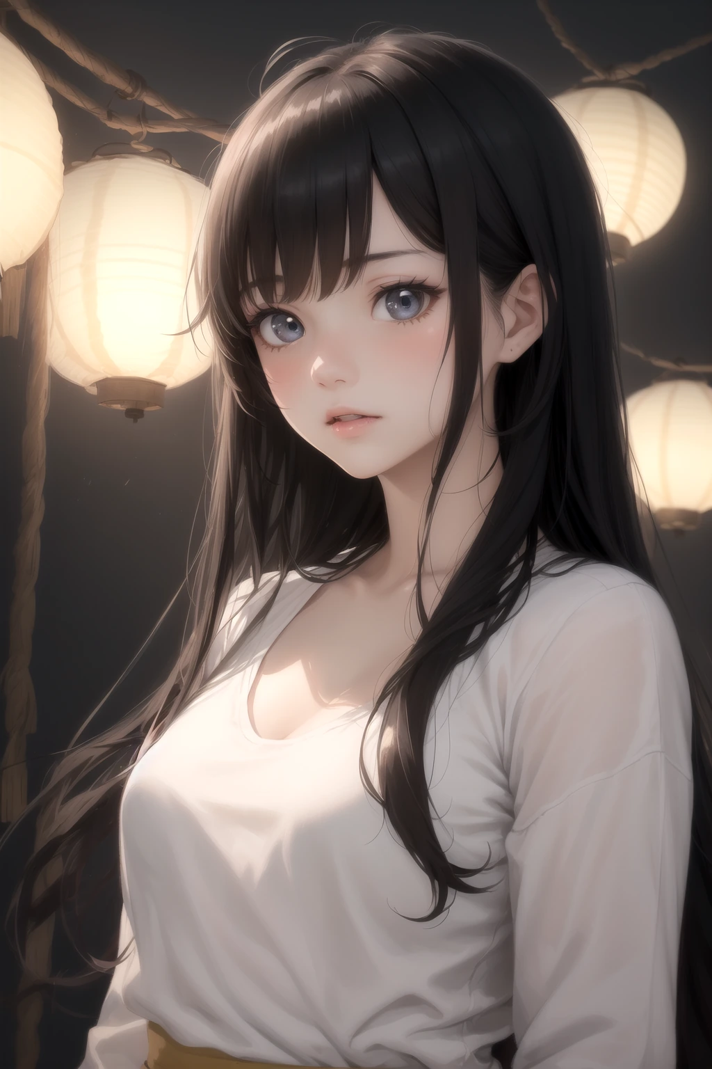 提灯の光