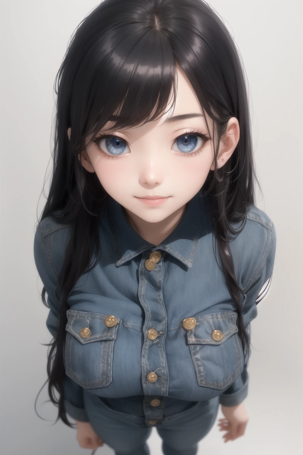 デニムワンピ