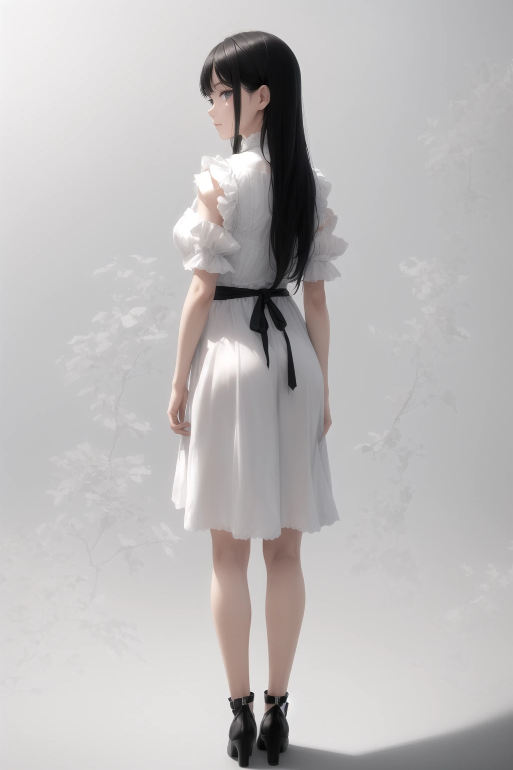 メイド風ワンピ
