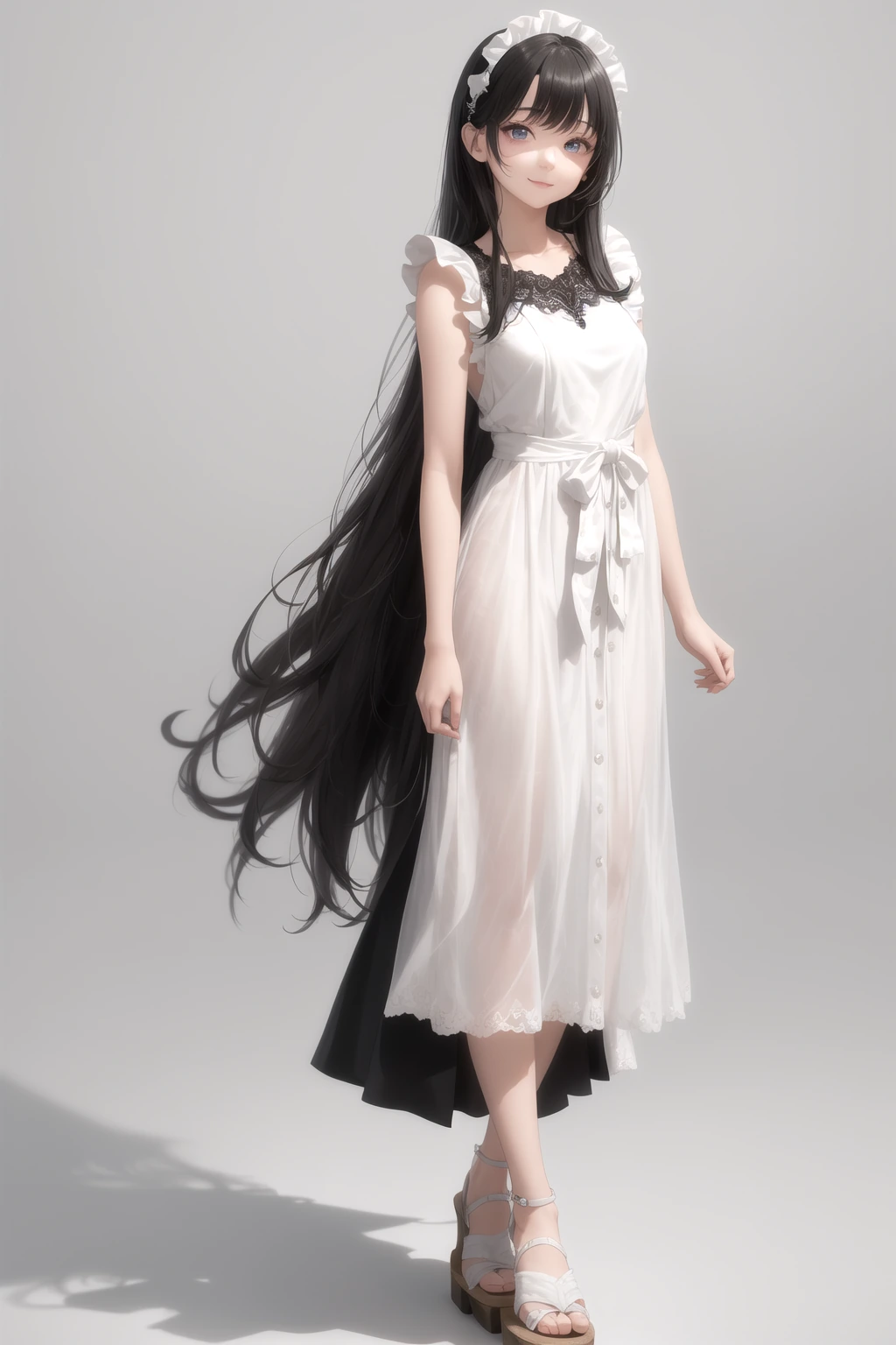 メイド風ワンピ