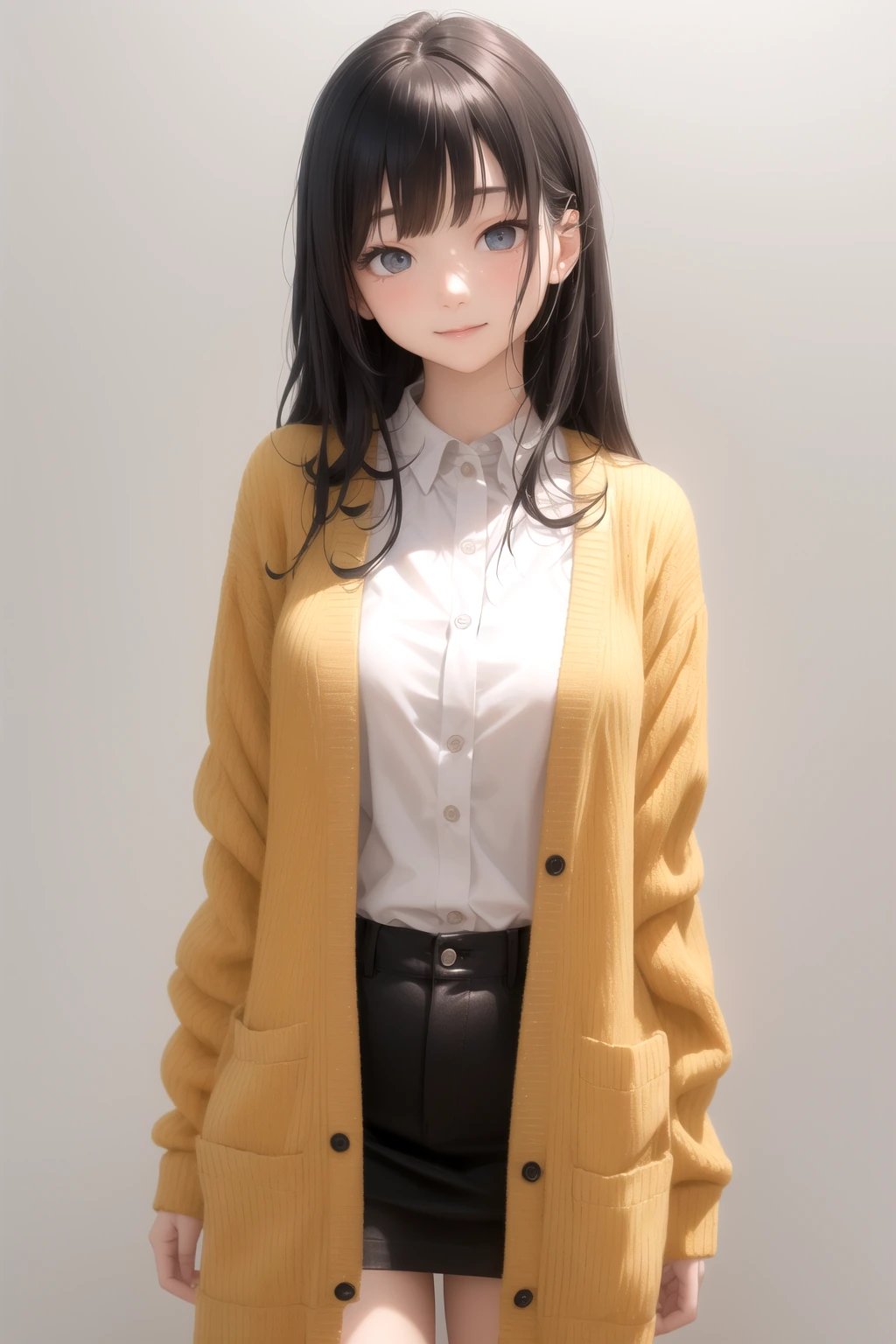 厚手カーディガン（ミドルゲージ）