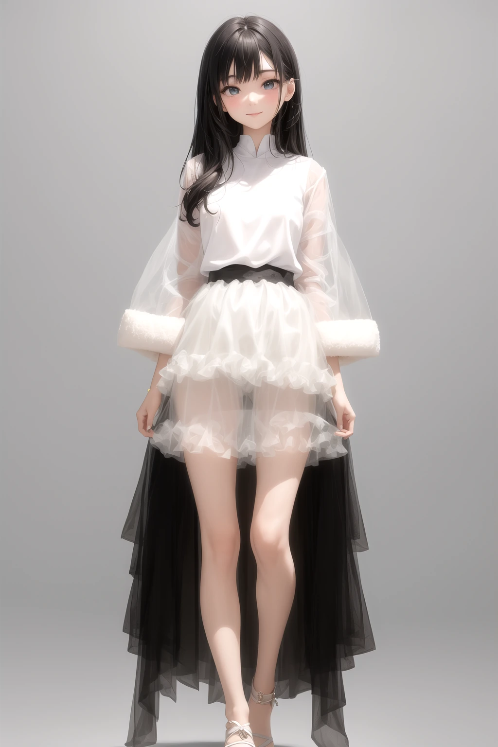 チュールスカート