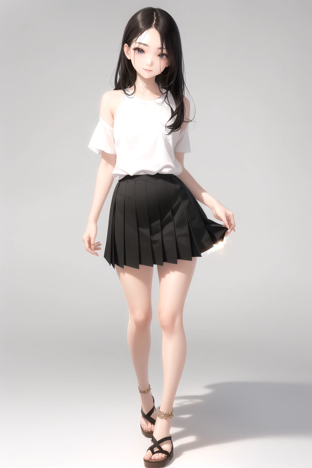 プリーツスカート