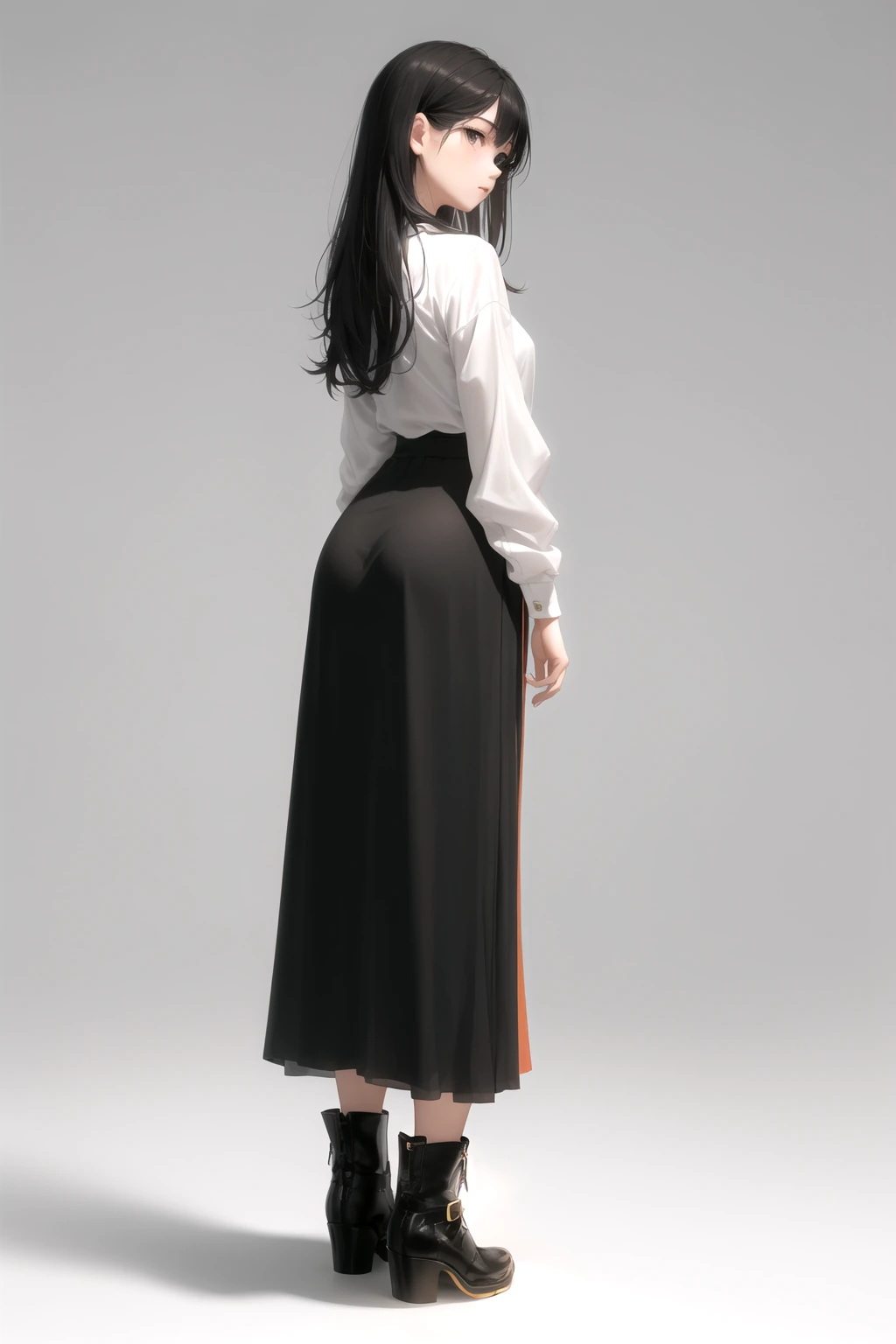 マキシ丈スカート