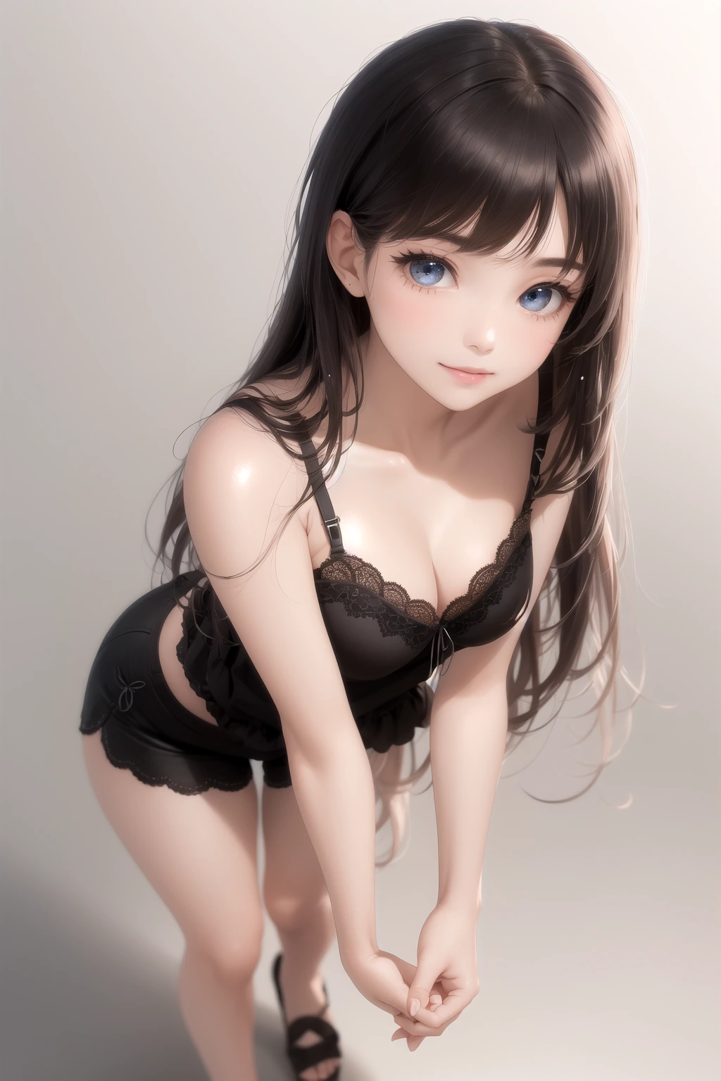 レーストリムキャミ