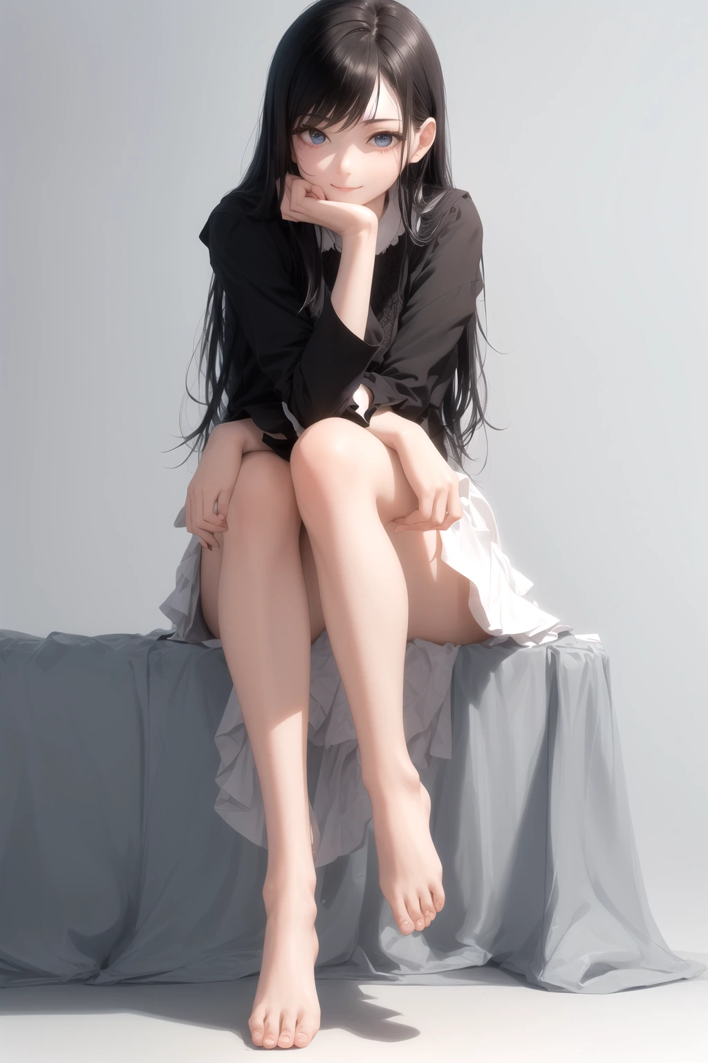 机に突っ伏す