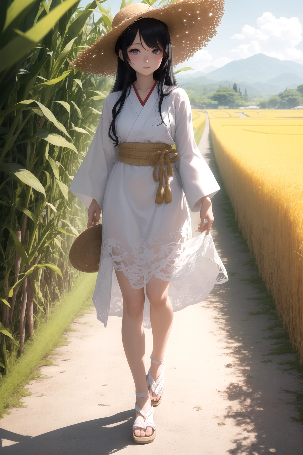 田んぼ道