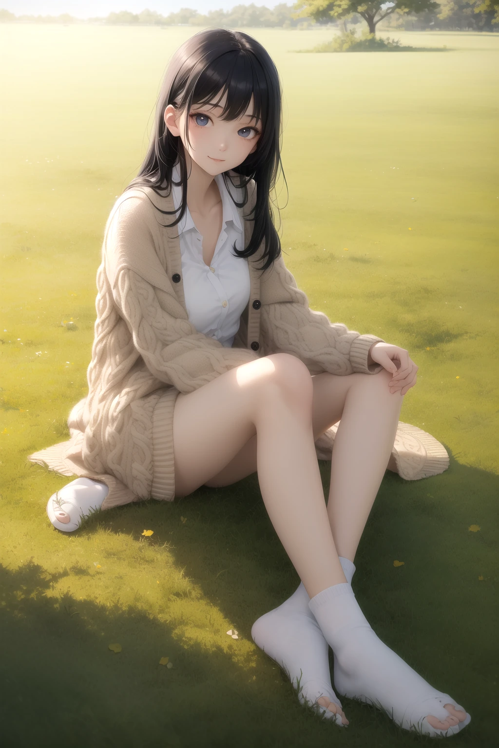 川辺の土手