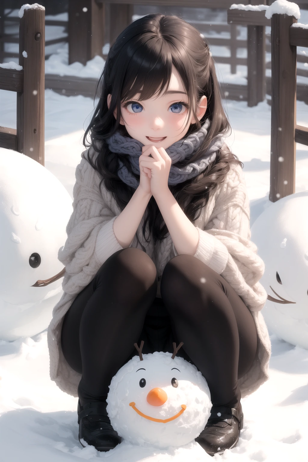 雪だるま作り