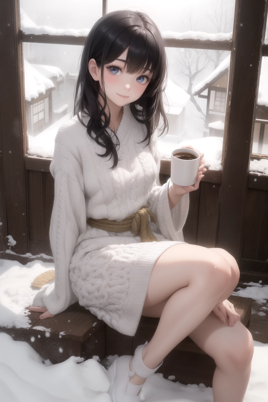 雪見窓辺
