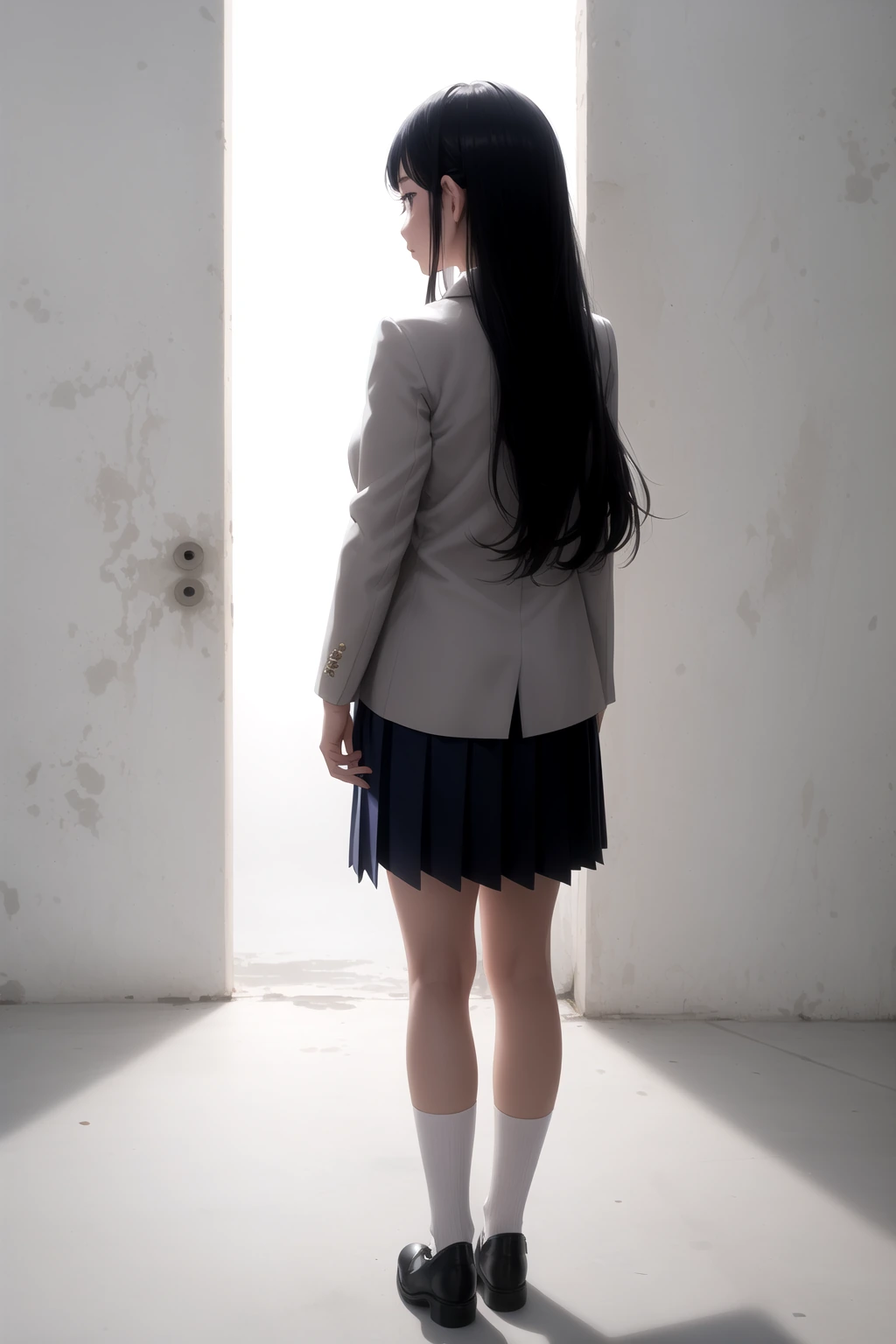 シングル3つボタン（紺）