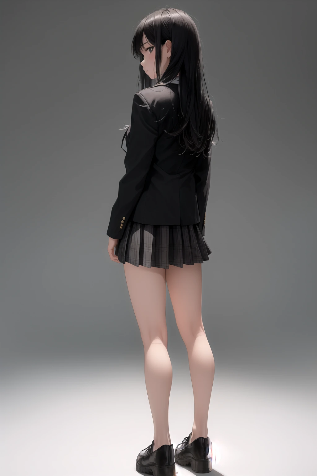 黒ブレザー