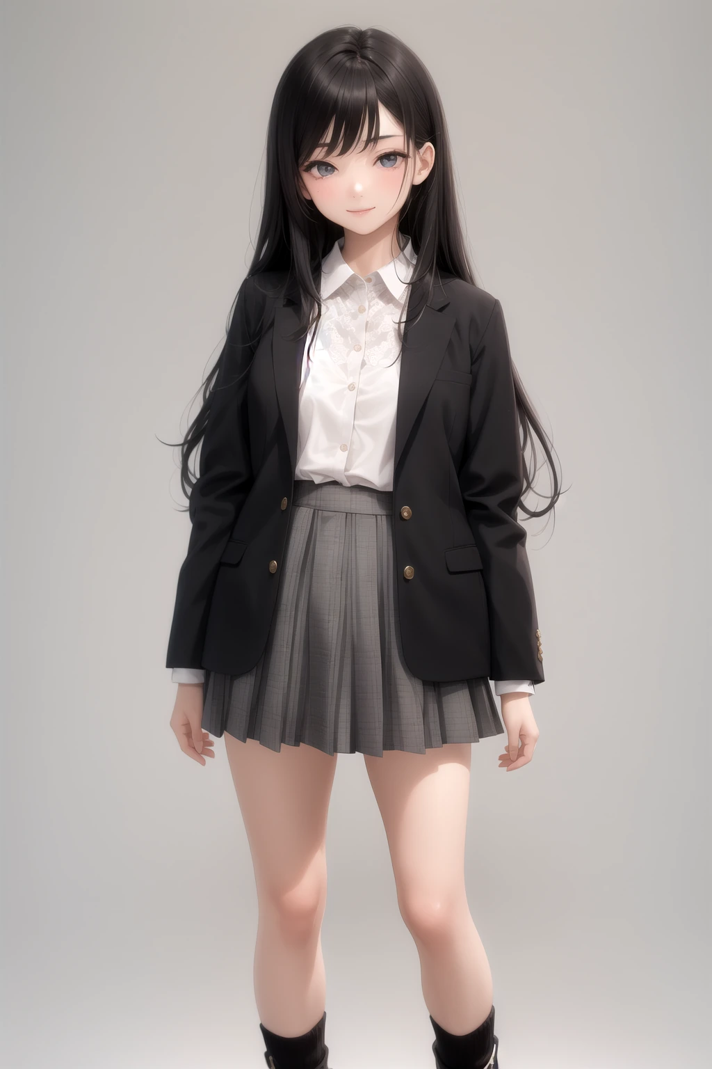 黒ブレザー