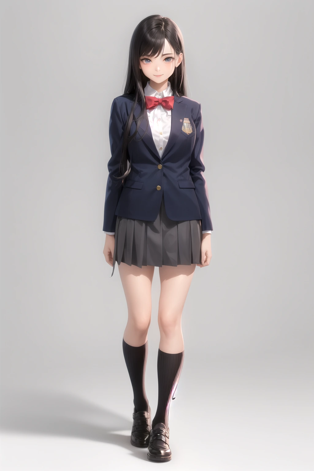 エンブレム付きブレザー
