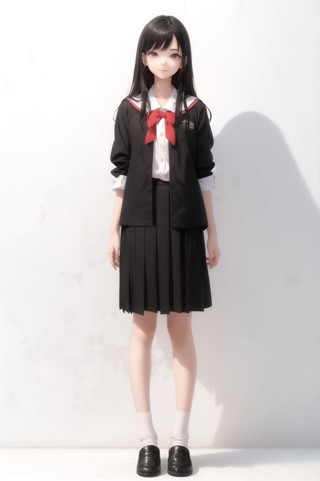 白クルーソックス