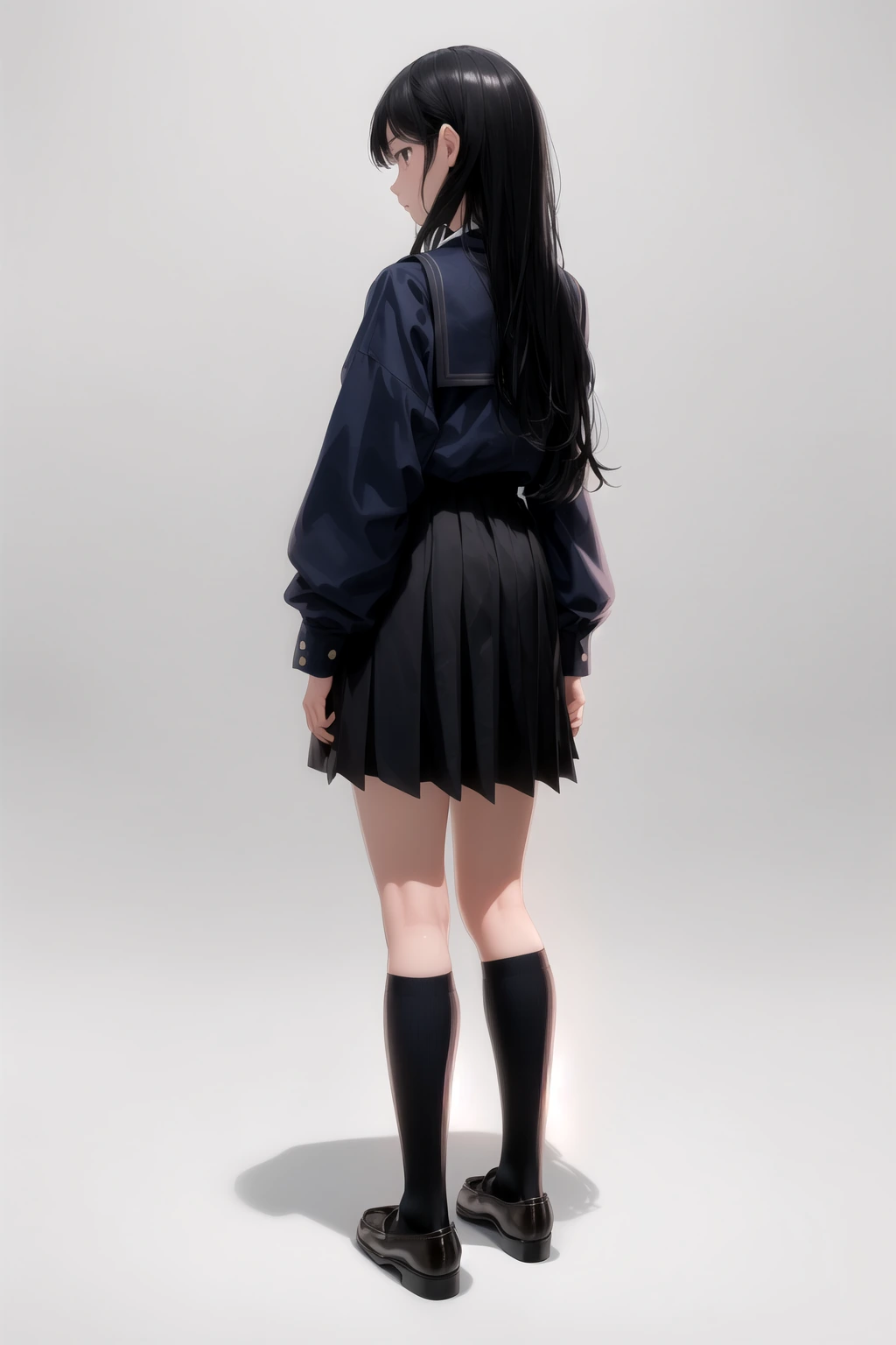 ローファー（黒）