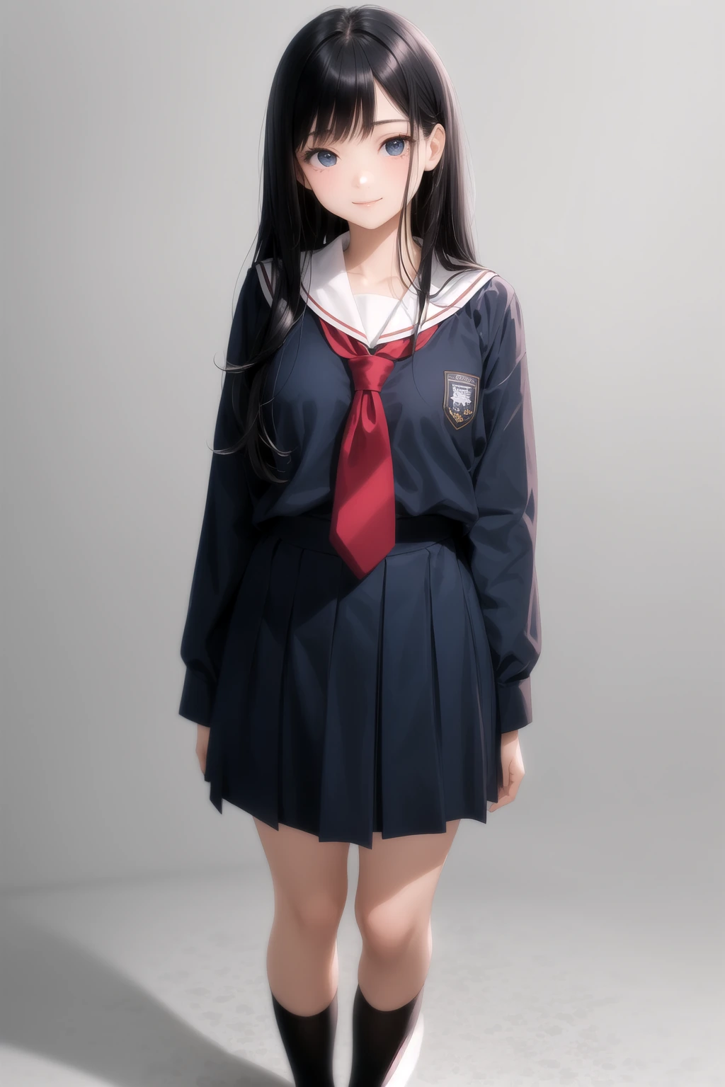ネクタイ（無地紺）