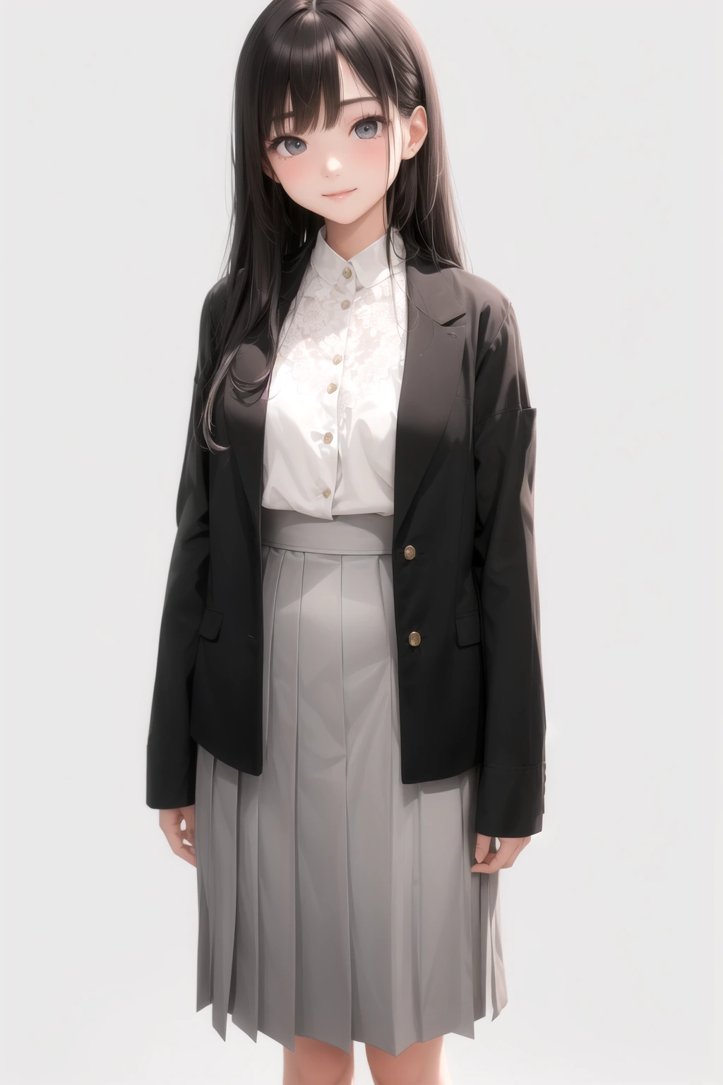 グレーボレロ＋ボックスプリーツ