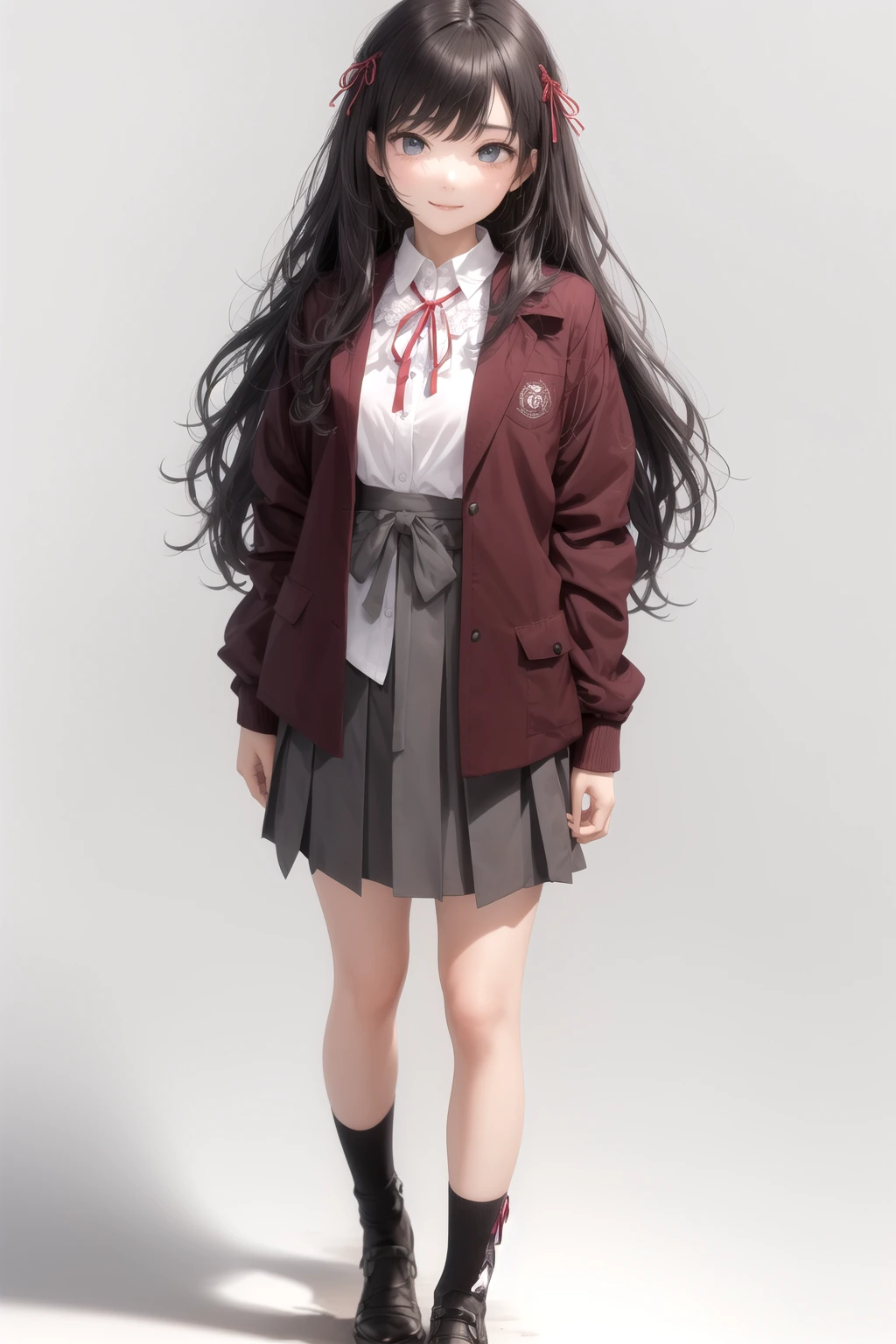 えんじフランネルジャケット