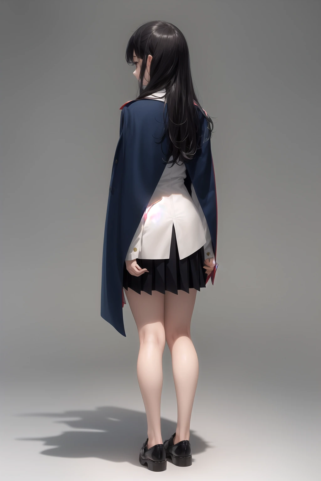 ケープ付き冬制服