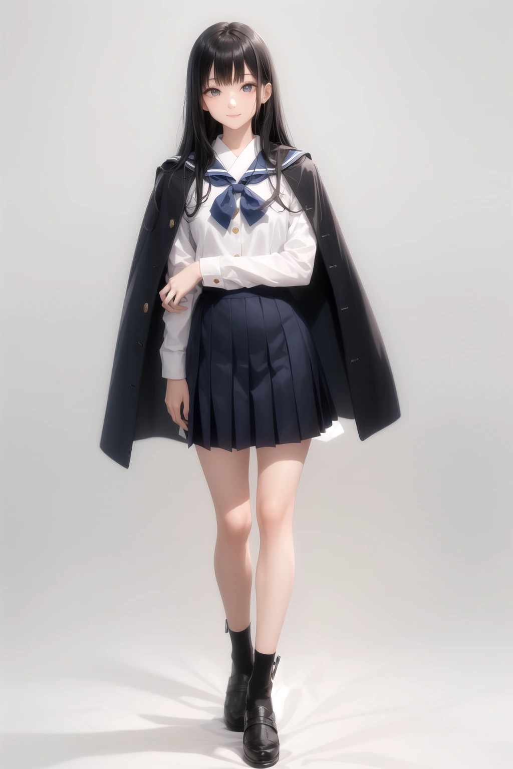 ケープ付き冬制服