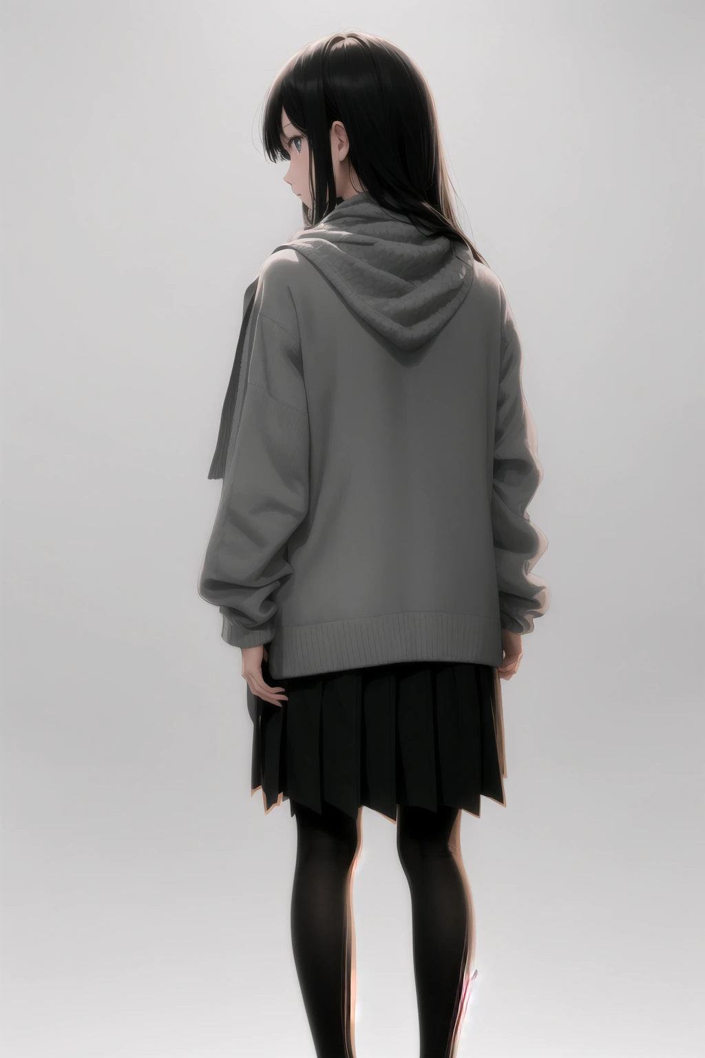 カーディガン肩掛け