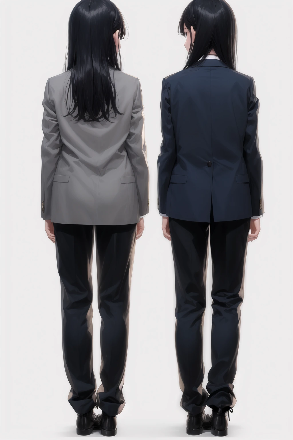 ブレザー×スラックス