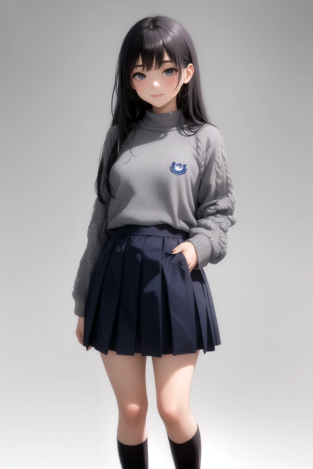 校章入り指定セーター