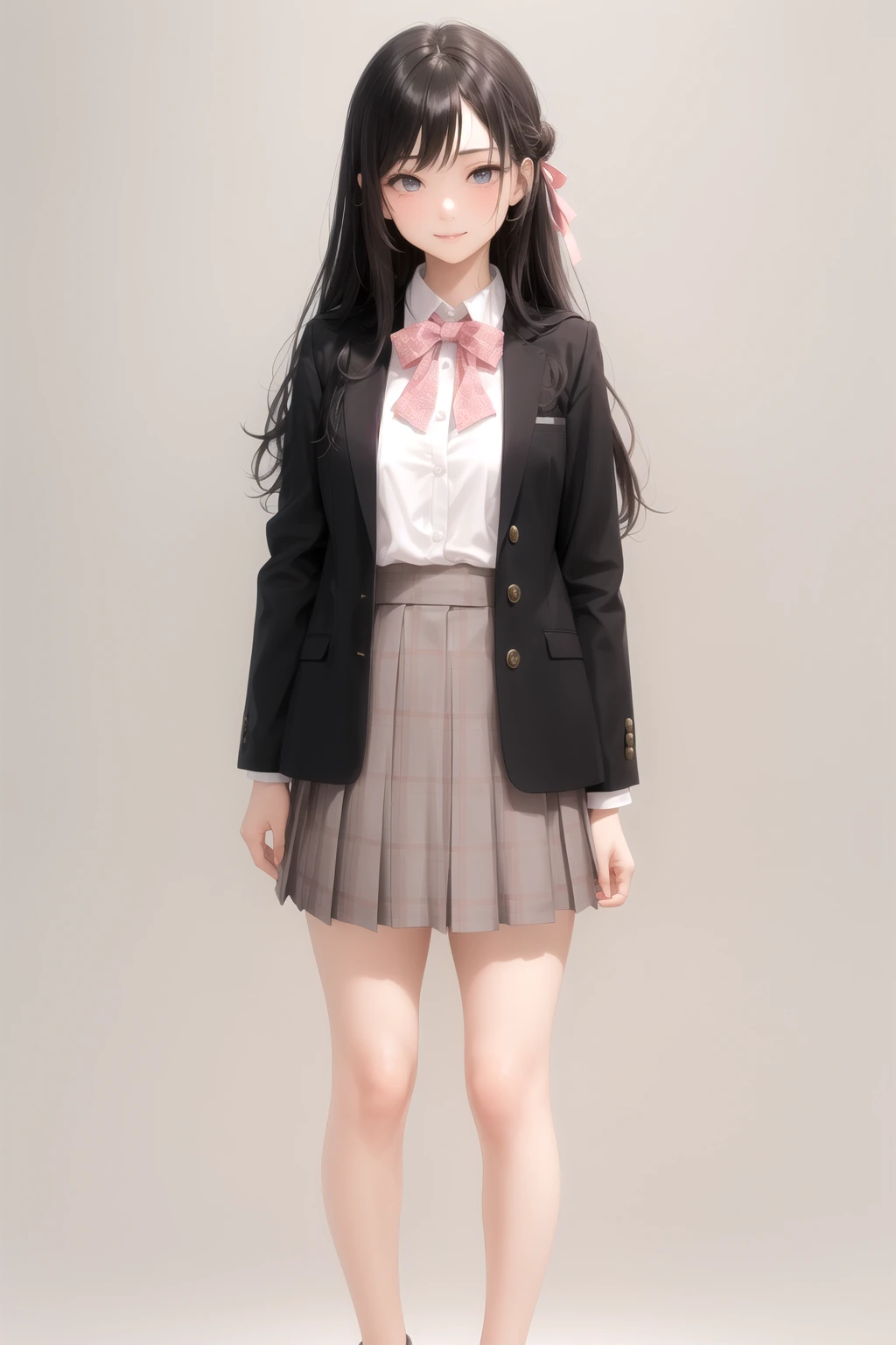 くすみピンクブレザー