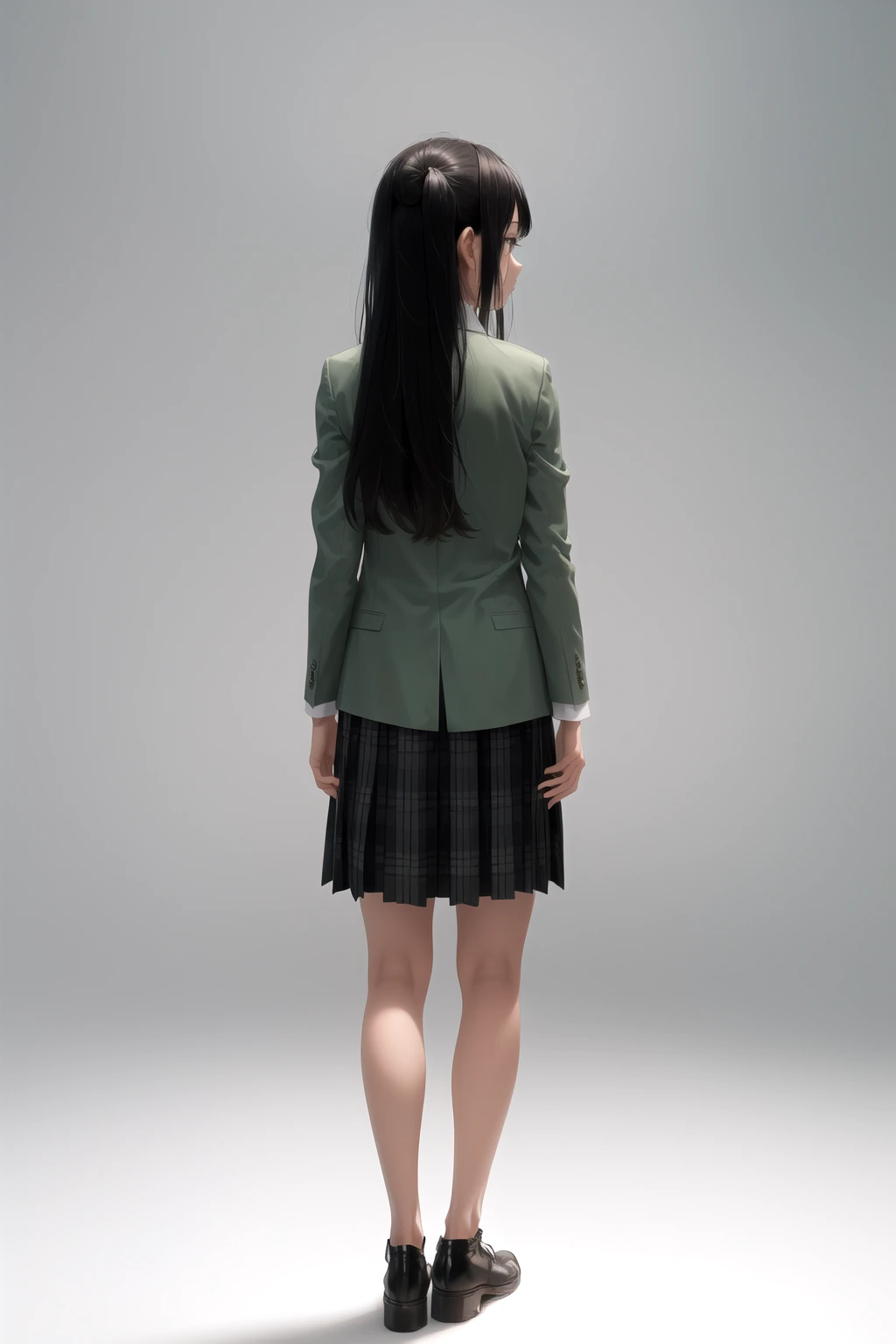 くすみグリーンブレザー