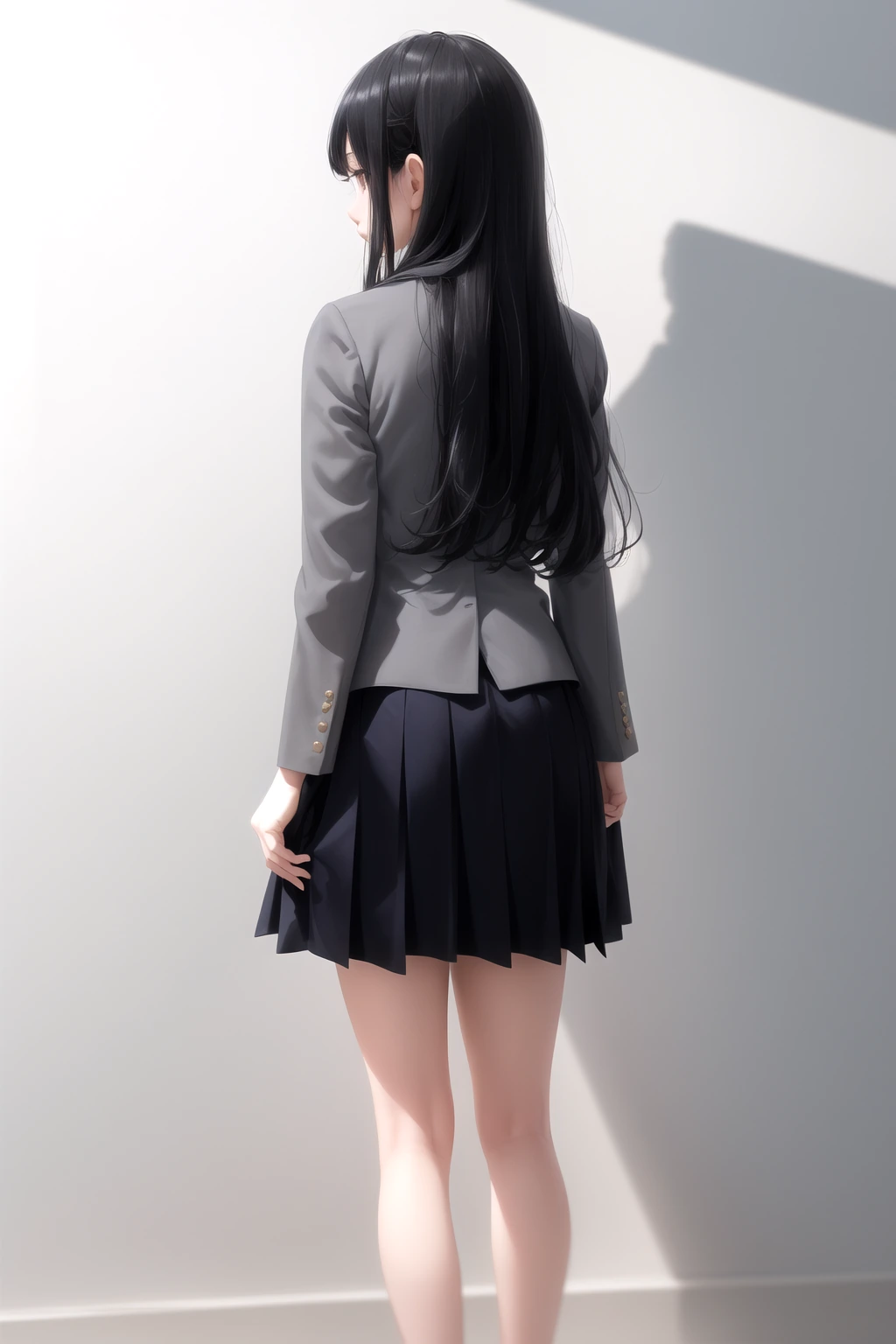 裾グラデーションスカート