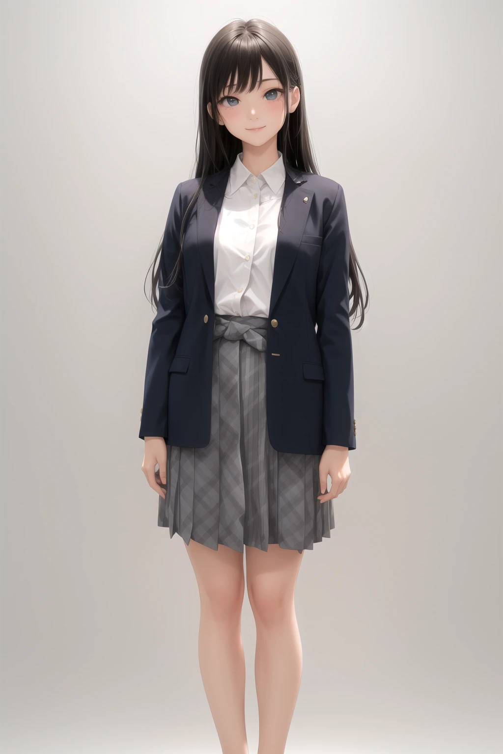 裾グラデーションスカート