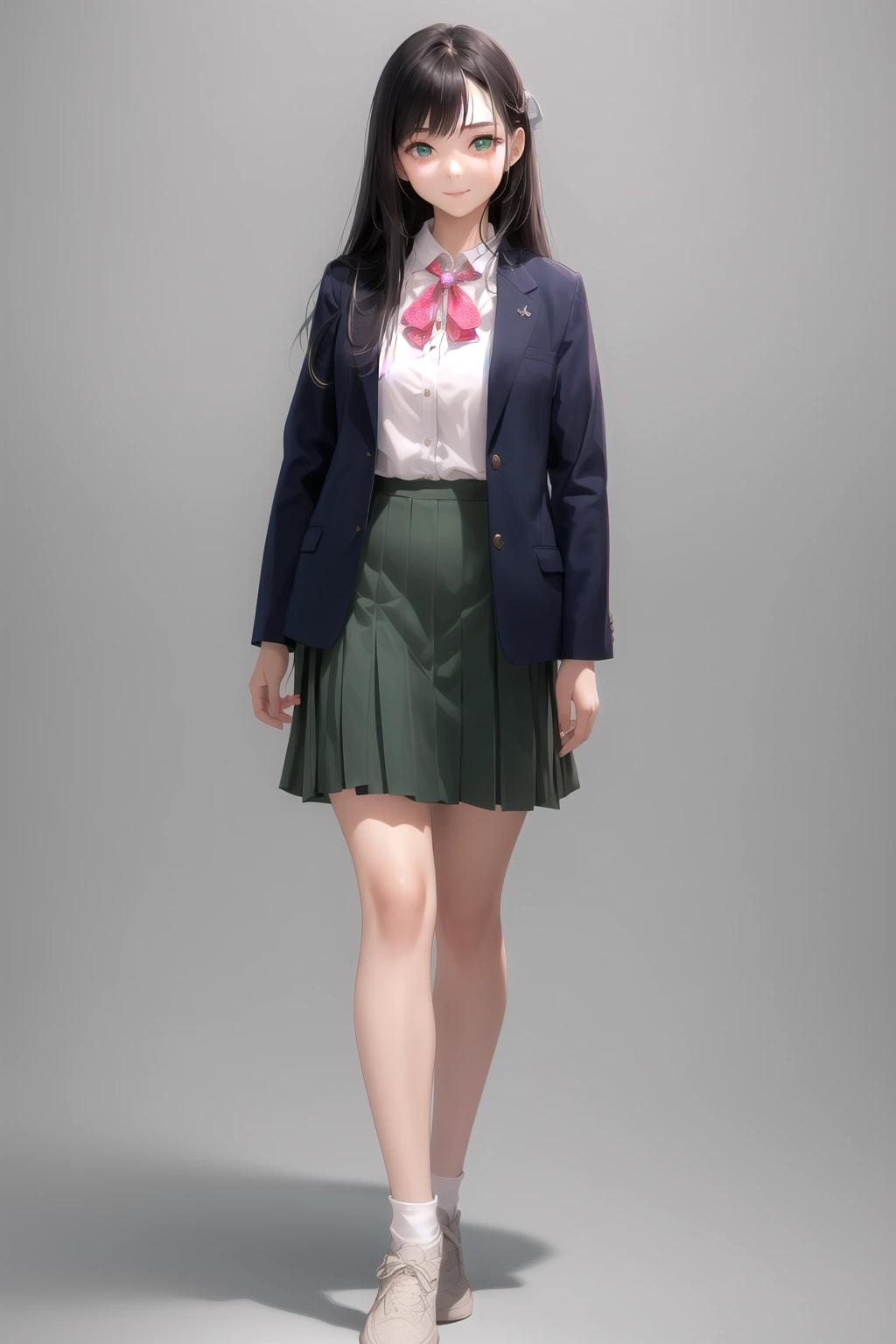 桜色ブラウス×学年カラー