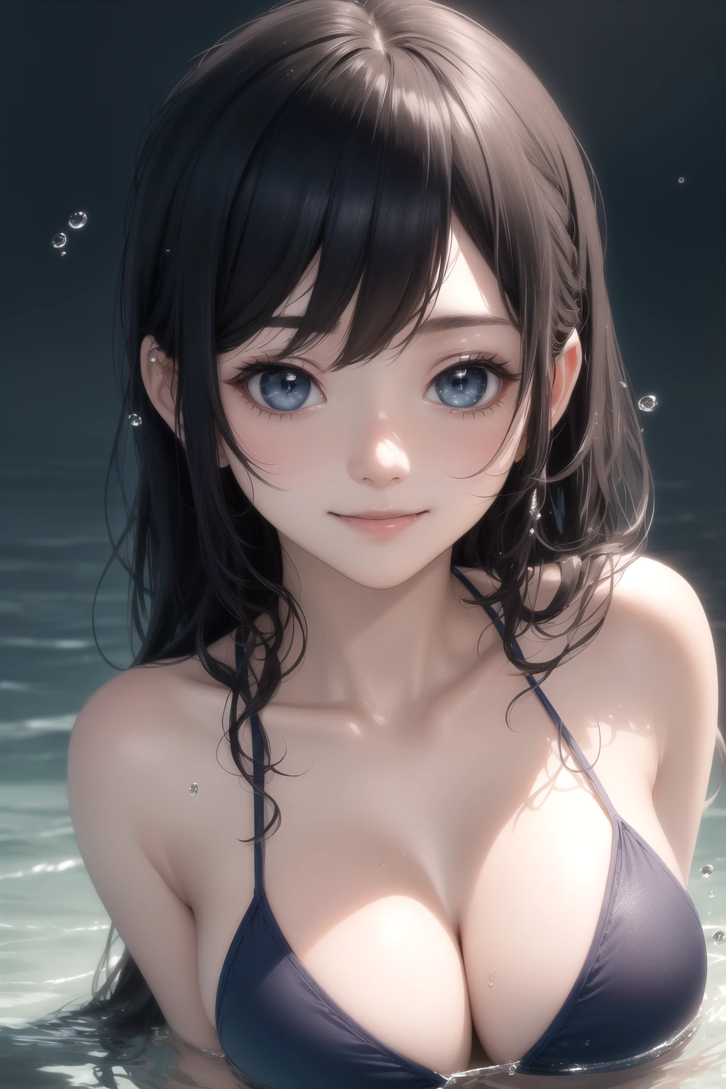 水鉄砲で遊ぶ