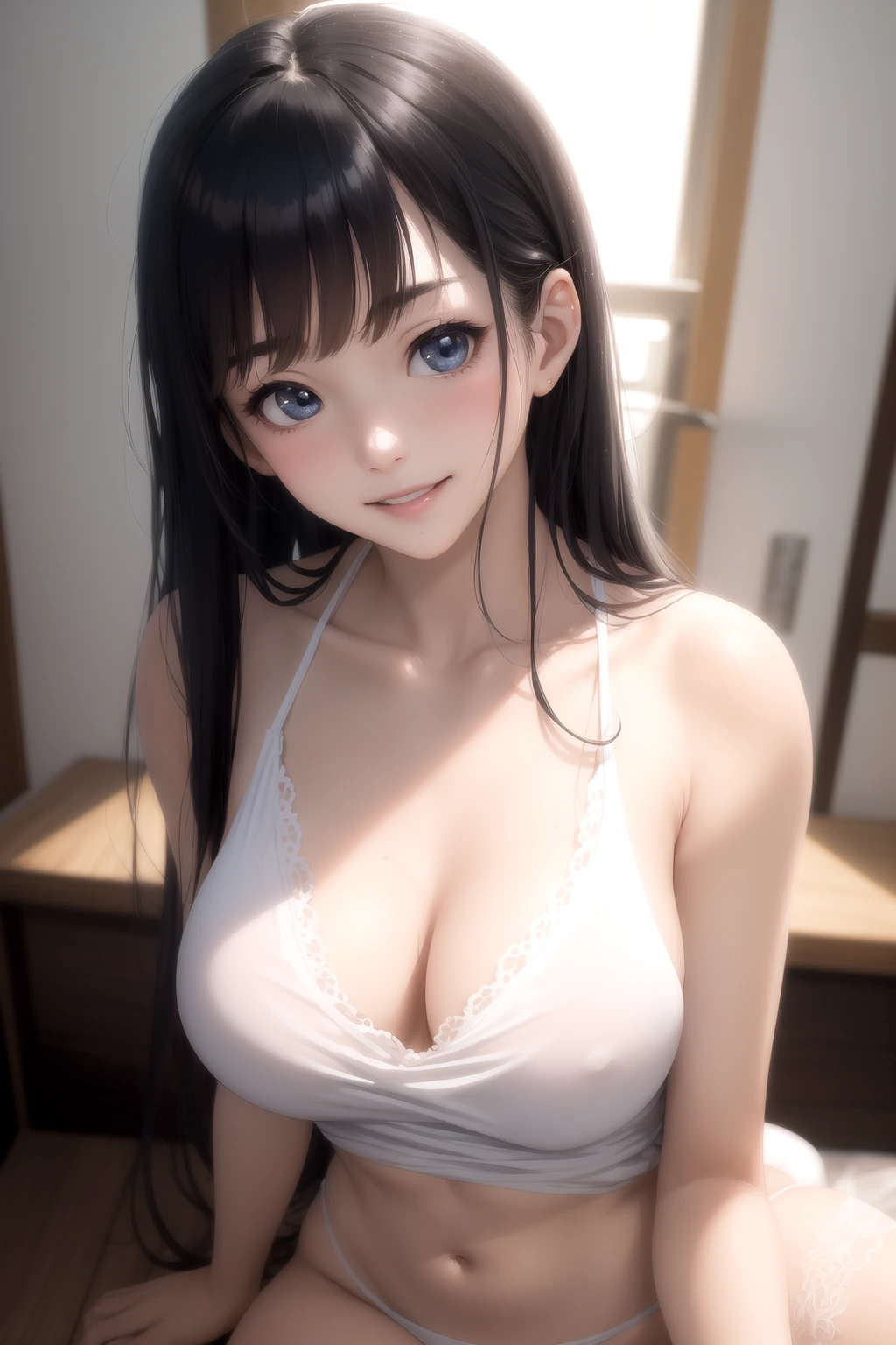濡れTを水着に羽織る