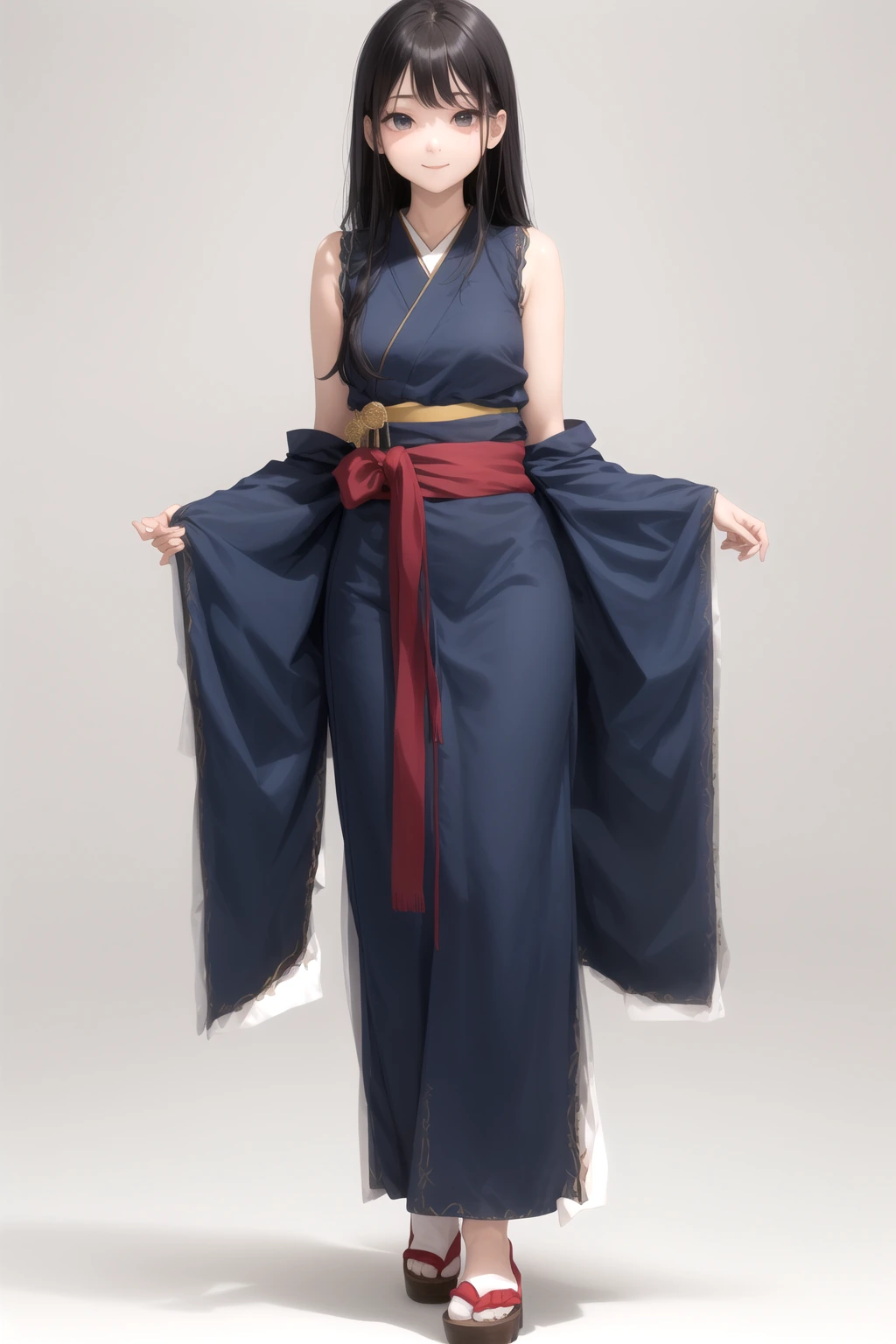 ノースリーブ浴衣